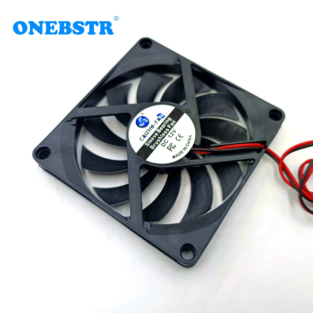 Ventilador sem Escova com Rolamento para Computador Cpu 5v 12v 24v 80x80x10 mm Dissipador de Calor do Computador Fonte de Alimentação - Imagem 4
