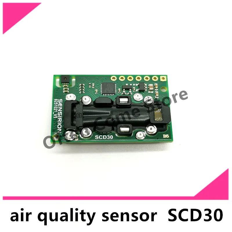 SCD30 Luftqualitätssensor-Modul – CO₂-, Temperatur- & Feuchtemessung, Modbus & PWM, Für HLK & Raumluftüberwachung