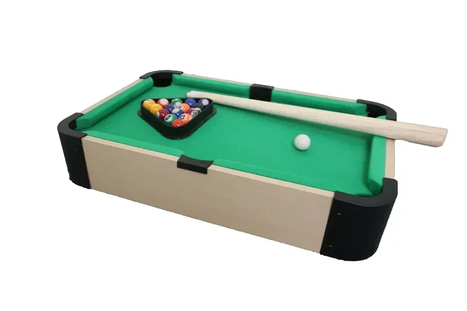 Mini Pool Table Small Size Kids Indoor Gaming Compact Billiards Toy MDF Material Recreational Games Table For Custom