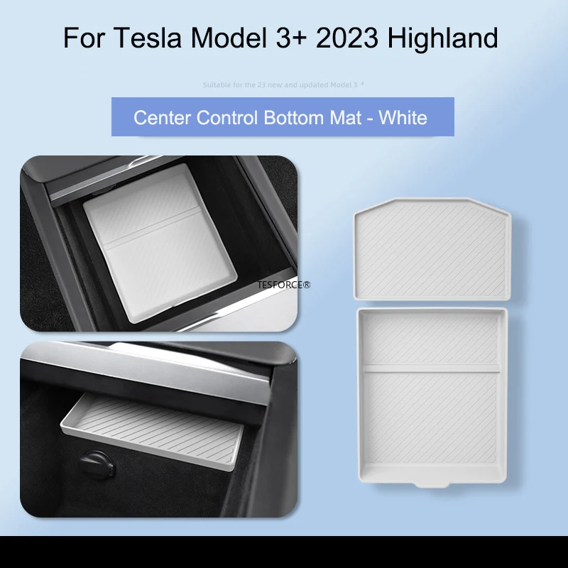 For TESLA Model 3 2023 2024 Highland Wireless Charging Silicone