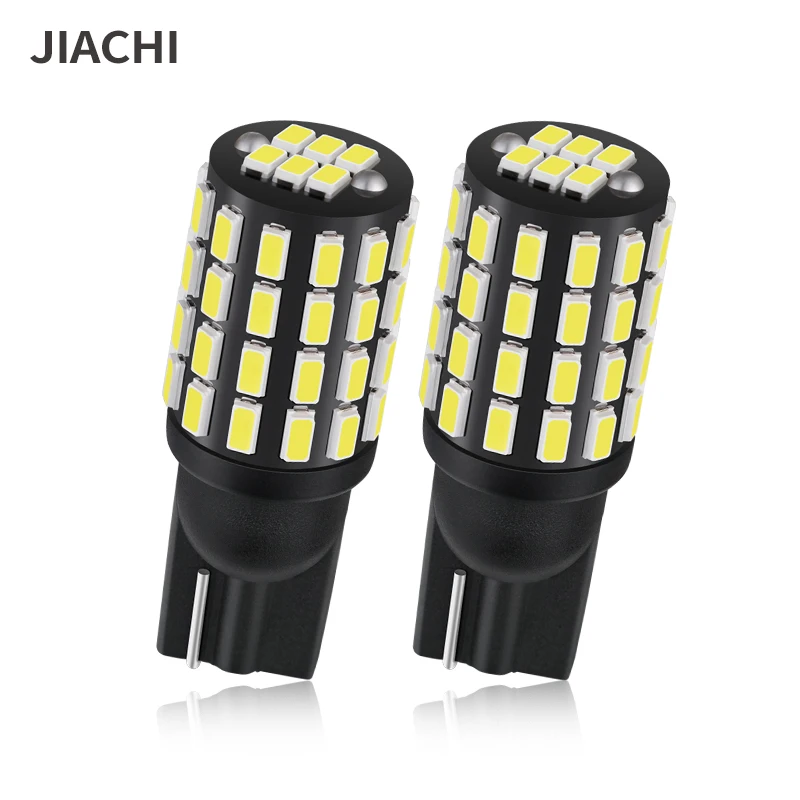 

JIACHI Wholesales 100PCS W5W T10 Auto Led Car Light Bulbs 194 168 2825 3014chips 54smd Clearance Lamp 280LM DC12V 24V Cool White