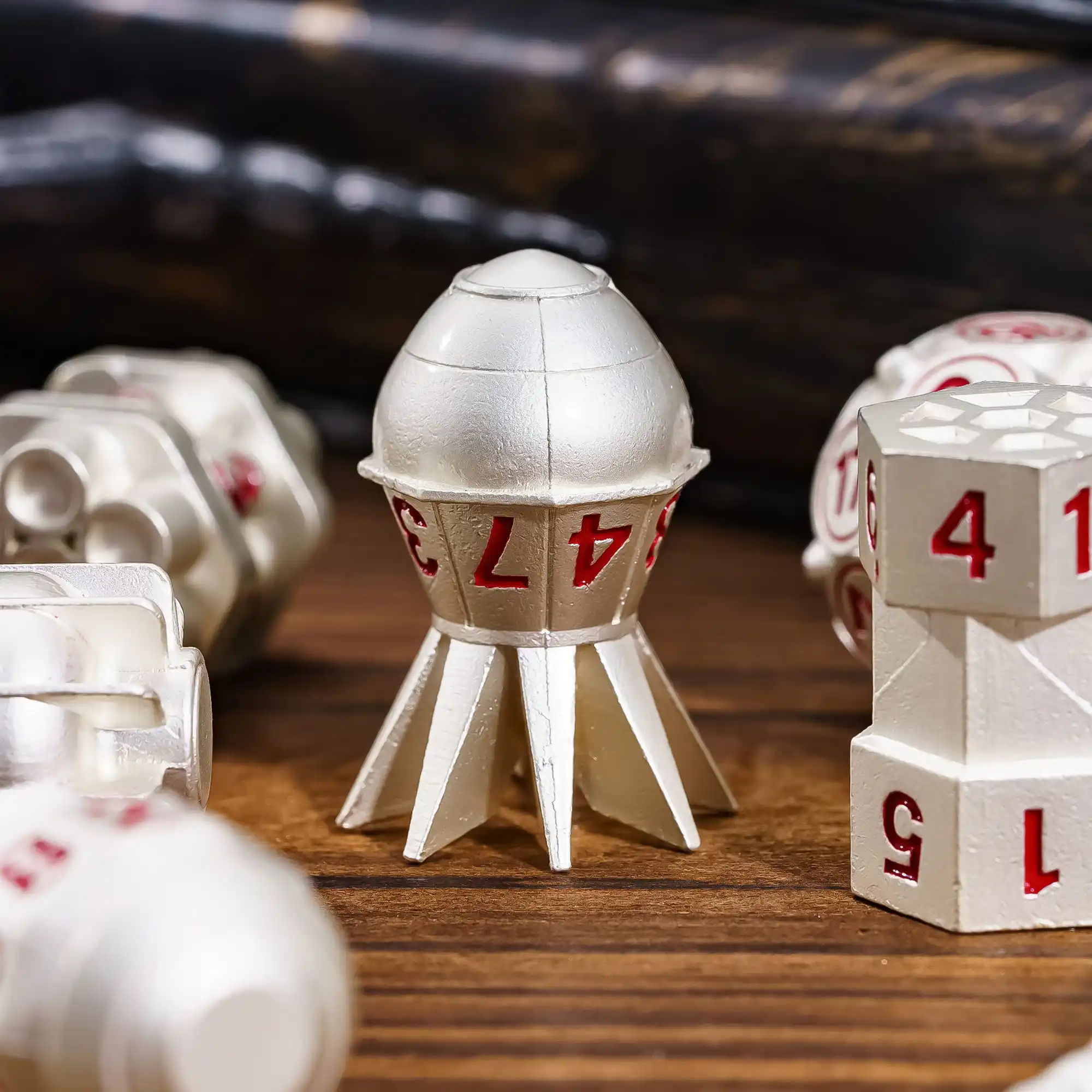 Game Dice Cusdie Bomb Metal DND Dices D4-D20 Polyhedral for Role Playing Games