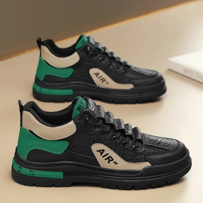 Shoes for Men Comfortable Lace Up Flat Men's Casual Shoes Outdoor Men's Sneakers Fashion Sport Vulcanized Shoes Male 2024 3