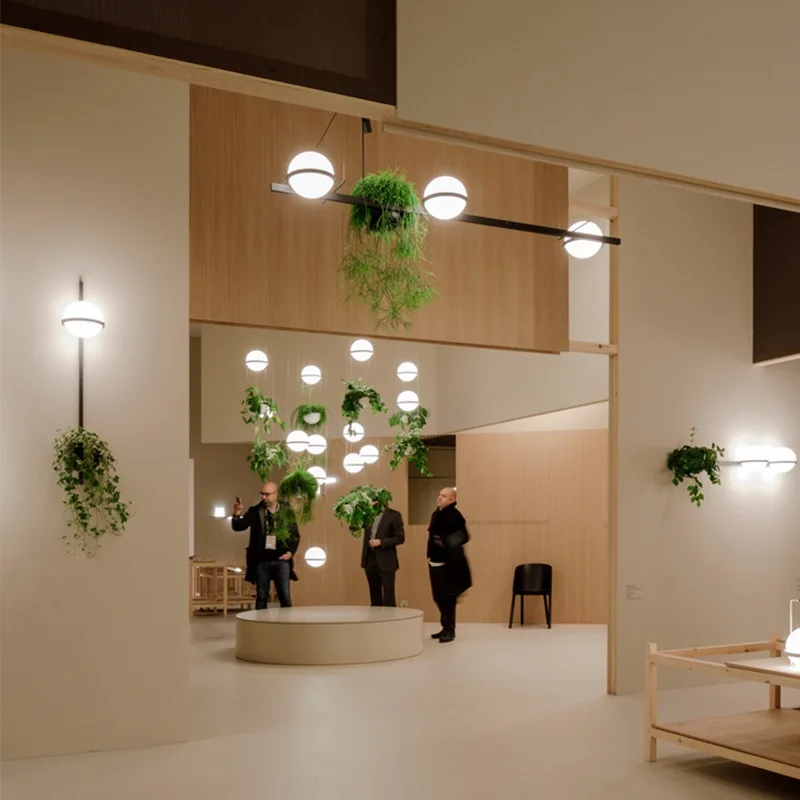 Modern-Plant-Chandeliers-Nordic-DIY-Sky-Garden-Led-pendant-Lamps-Flower ... - Plant Based Decor For Nordic Home