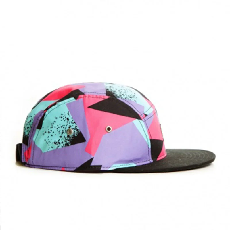 PANGKB Brand Trapezoi 2Tone 5 PANEL CAP adjustable adults outdoor casual baseball cap sports snapback hat for men women sun hats