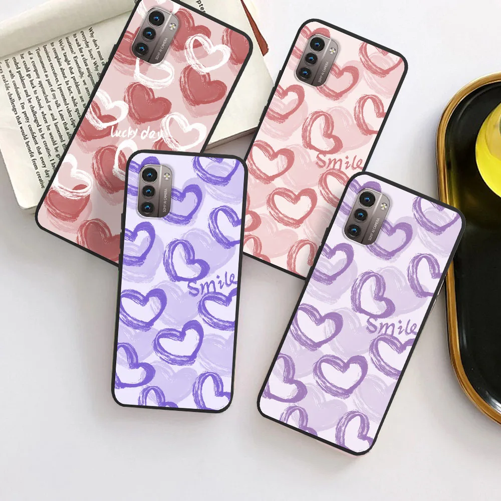 Beschermhoes voor Nokia G21 / Nokia G11 met gehard glas, displaybescherming, verstelbaar koord, schokbestendig, transparant, siliconen, lanyard, beschermhoes - zwart