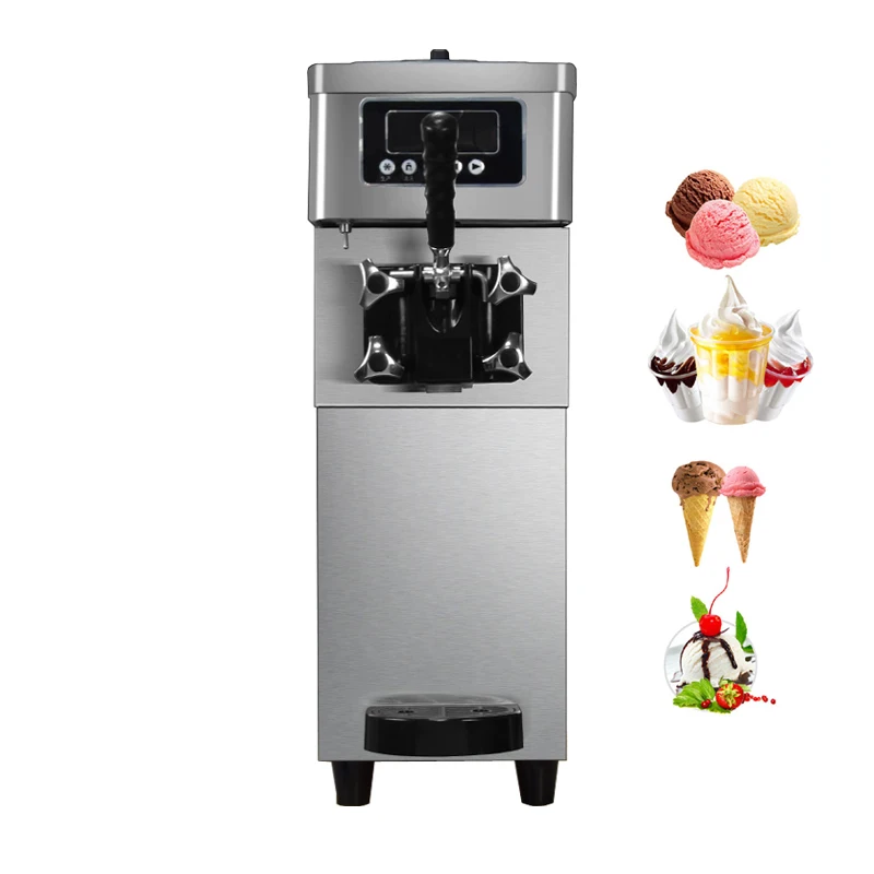 Macchina Per Gelato Soft Macchina Per Gelato In Acciaio Inossidabile Desktop Con Distributore Automatico Di Gelato 110V 220V
