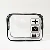 Clear Makeup Cosmetic Bag Portable Travel Toiletry Pouch Transparent Waterproof Pouch Storage Home Travel Wash Kit Case 2