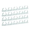 4 Pcs Kitchen Spice Jar Rack Wall-Mounted Adhesive Seasoning Bottles Holder Cabinet Door Hooks Spice Bottle Hanging Clip-A97Q 1