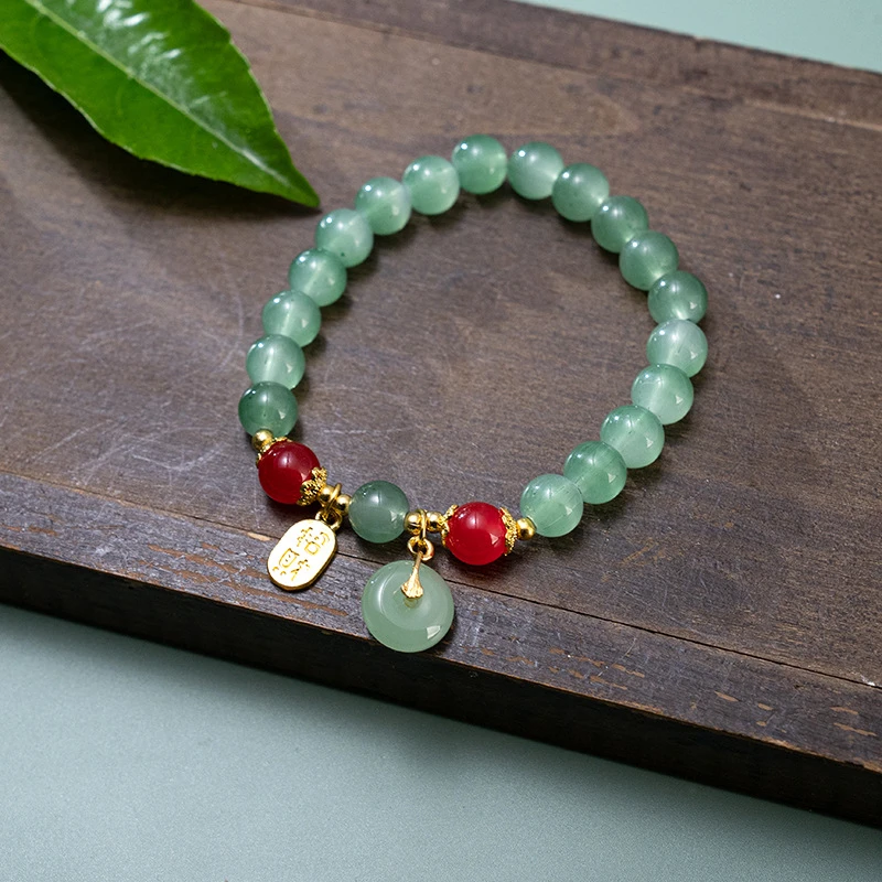 2024 Red Lucky Beaded Bracelet for Women Chinese Style Zodiac Dragon Handmade Rope Bracelet Good Luck Amulet Friendship Jewelry 3