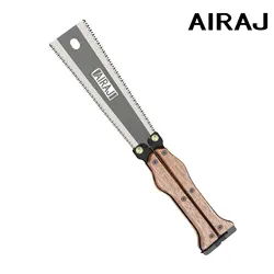 AIRAJ Double-Sided Folding Saw Gardening Pruning Saw Outdoor Camping Industrial Grade Anti Slip And Durable Manual Hardware Tool