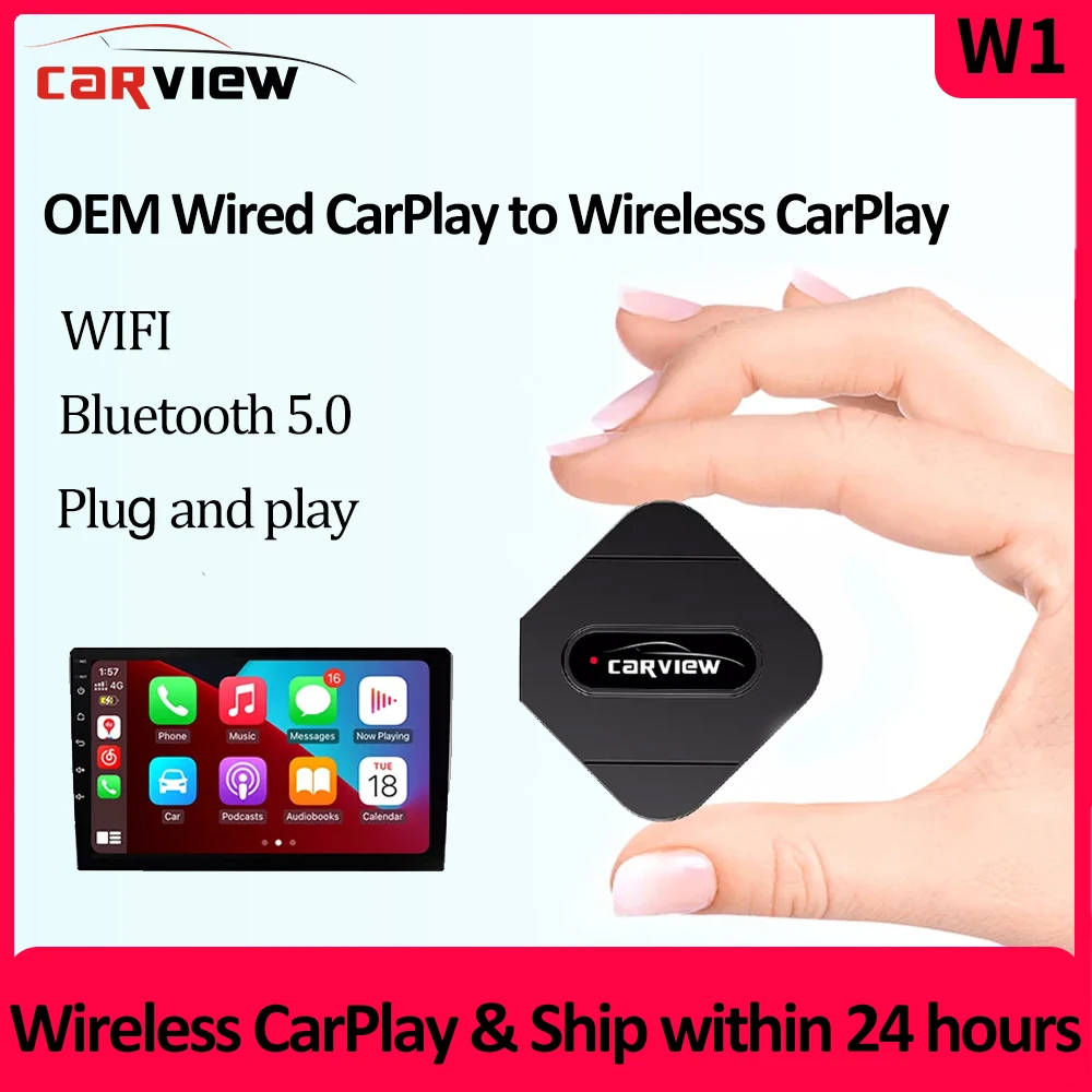 Carview Carplay Ai Box Usb Plug And Play Car Oem Wired Carplay To