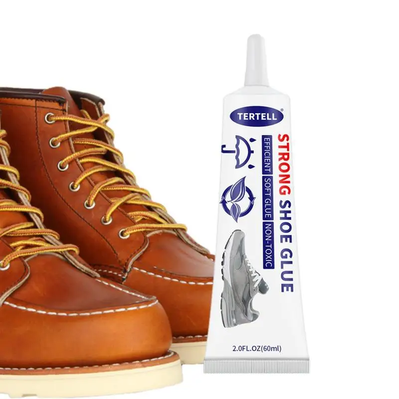 

Shoe Fix Glue 2oz Sneaker Glue Sole Repair Low Odor Heels Fix Glue Quick Dry Professional Grade High-Temperature Resistant For