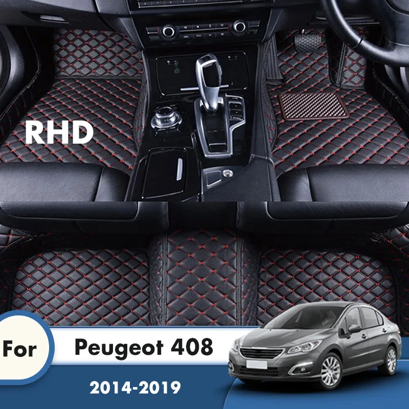 

RHD Carpets For Peugeot 408 2022 2021 2020 2019 2018 2017 2016 2015 2014 Car Floor Mats Rugs Custom Auto Accessories Interior