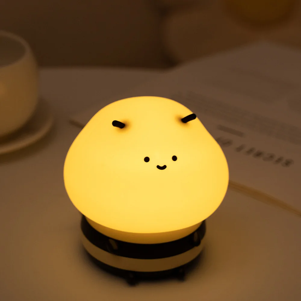 LED 야간 조명 꿀벌 크리 에이 티브 침대 옆 방 장식 분위기 LED 라이트 ..