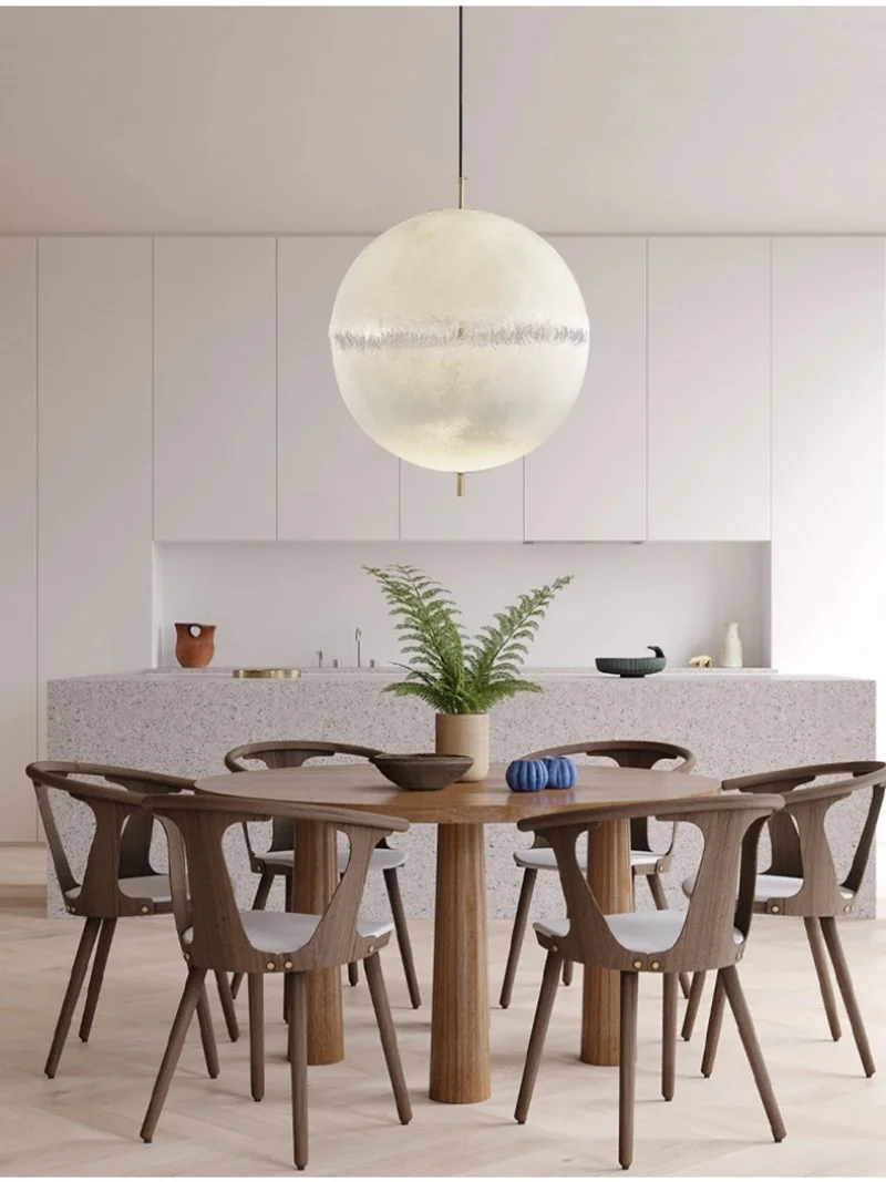 Nordic creative LED moon chandelier personalized home decoration restaurant indoor lighting chandelier