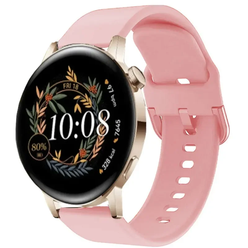 20mm Silicone Watch Strap - Universal Fit, Sporty Design