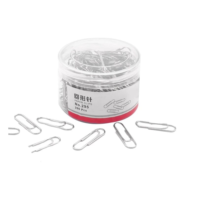 

Nickel-Plated Paper Clip Back-Type Buckle Back-Line Needle Clip File Paper Office Supply Paper Clip