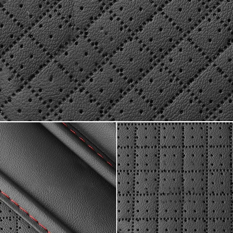Universal PU Leather Car Arm Rest Cushion - Breathable, Anti-Scratch Center Console Protector