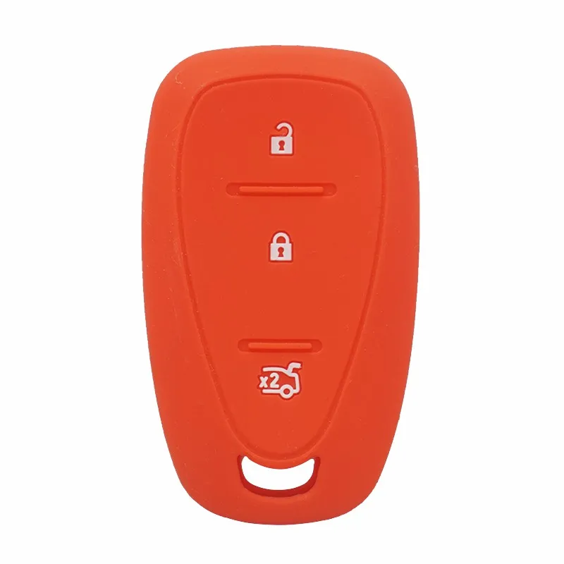Silicone Car Key Cover for Chevrolet Cruze Spark Onix Volt Aveo Sonic