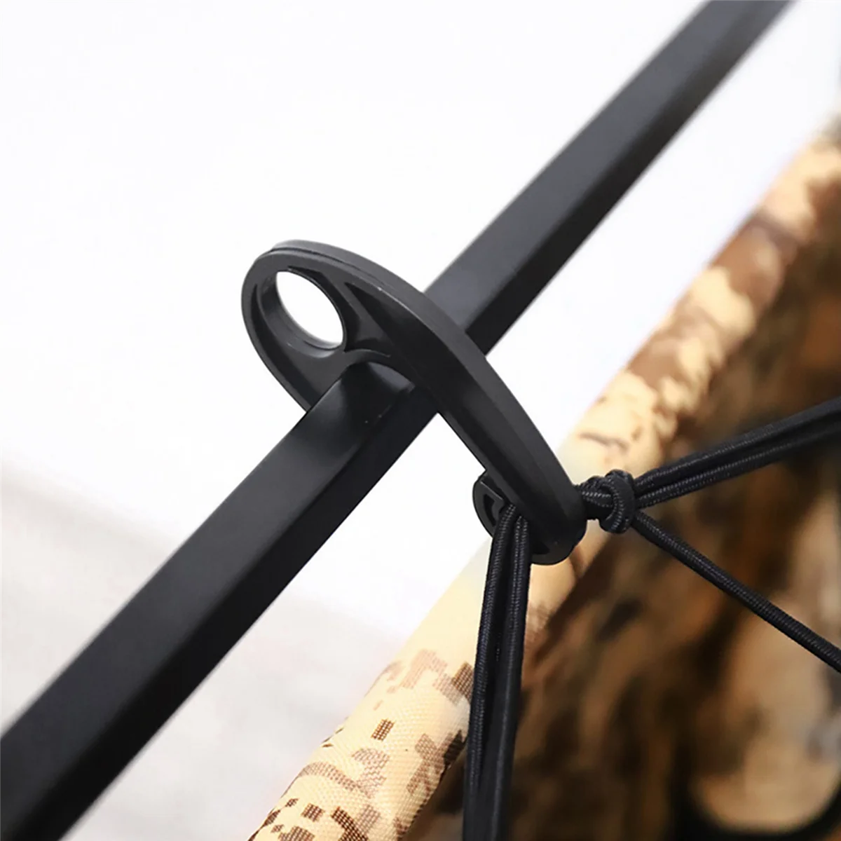 BAAU 2X Camping Wagon Net Elastic Cover Net with Clip Folding Trolley Luggage Cart Beach Cart Rope Accessories