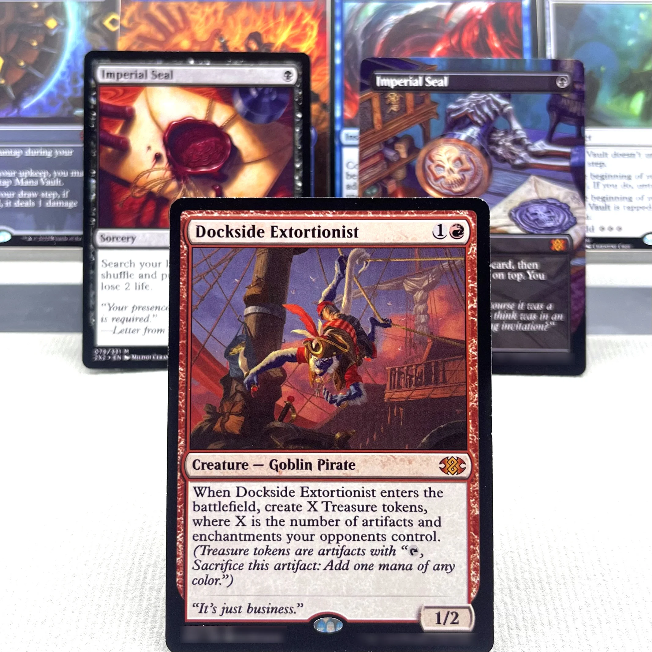 

Прокси-карты 2X2 TCG, волшебные карты для домашней игры, Доксайд, экстороционист, мана, хранилище, имперская печать, кавера душ, сборщик