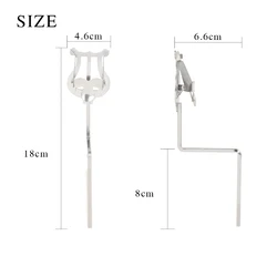 Portable Sheet Music Stand for Wind Instruments with Strong Spring Clamp (Alto Saxophone Long)