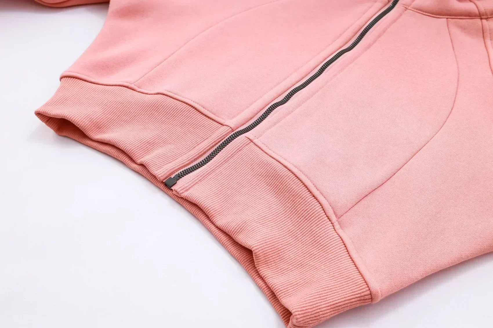Scuba Women Short Zip-up Hoodie Yoga Solid Sports Pullover Hooded Sweater Windproof Plush Outdoor Loose Easy Fashion Hoodie