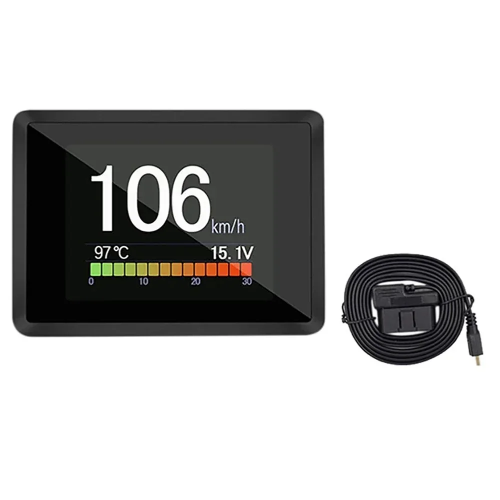 Automobile On-board Computer A203 Car Digital OBD 2 Computer Display Speedometer Fuel Consumption Meter Temperature OBD2 Gauge obd2 hud projector obd2 hud display dashboard display screen