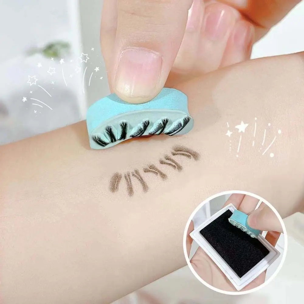 

Lower Lashes Extensions Lower Eyelash Template Seal Lazy Makeup Tools Beauty Aids Lower Eyelash Stamper Green V-shaped