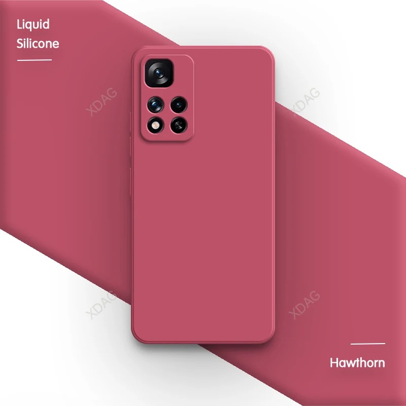 Sleek Liquid Silicone Phone Case - Soft, Protective Cover for Xiaomi Redmi Note Series