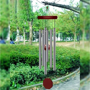 Red Wood Wind Chime 1