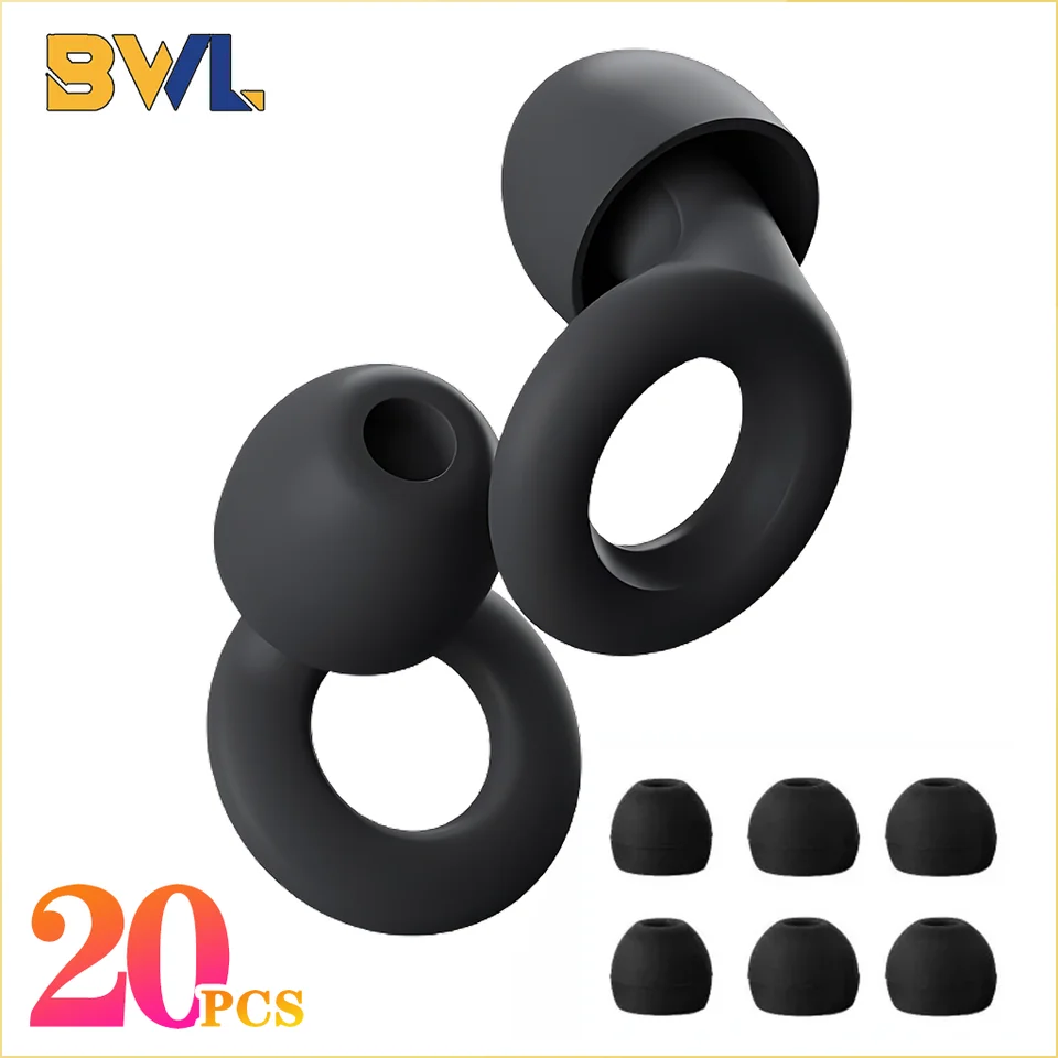 Tappi Per Le Orecchie SNR 32dB Tappi Per Le Orecchie In Silicone Riutilizzabili - Foto 12