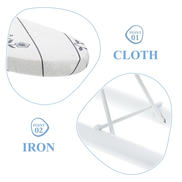 Mini Ironing Board Foldable Iron Board Tabletop Clothing Ironing Board for  Home