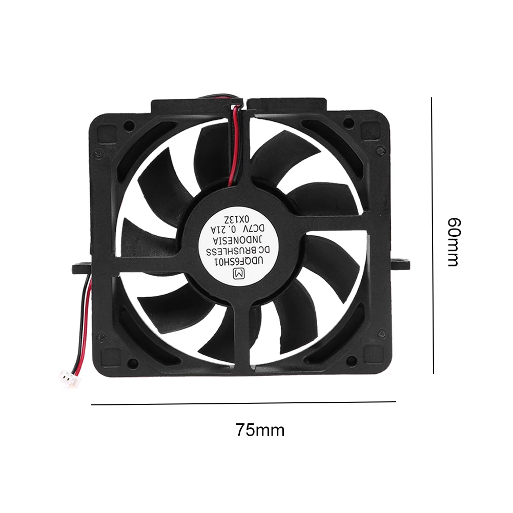 Internal Cooling Fan Easy Installation Heat Dissipation Fan Wear Resistant Spare Parts Replacement for PS2 Accessories