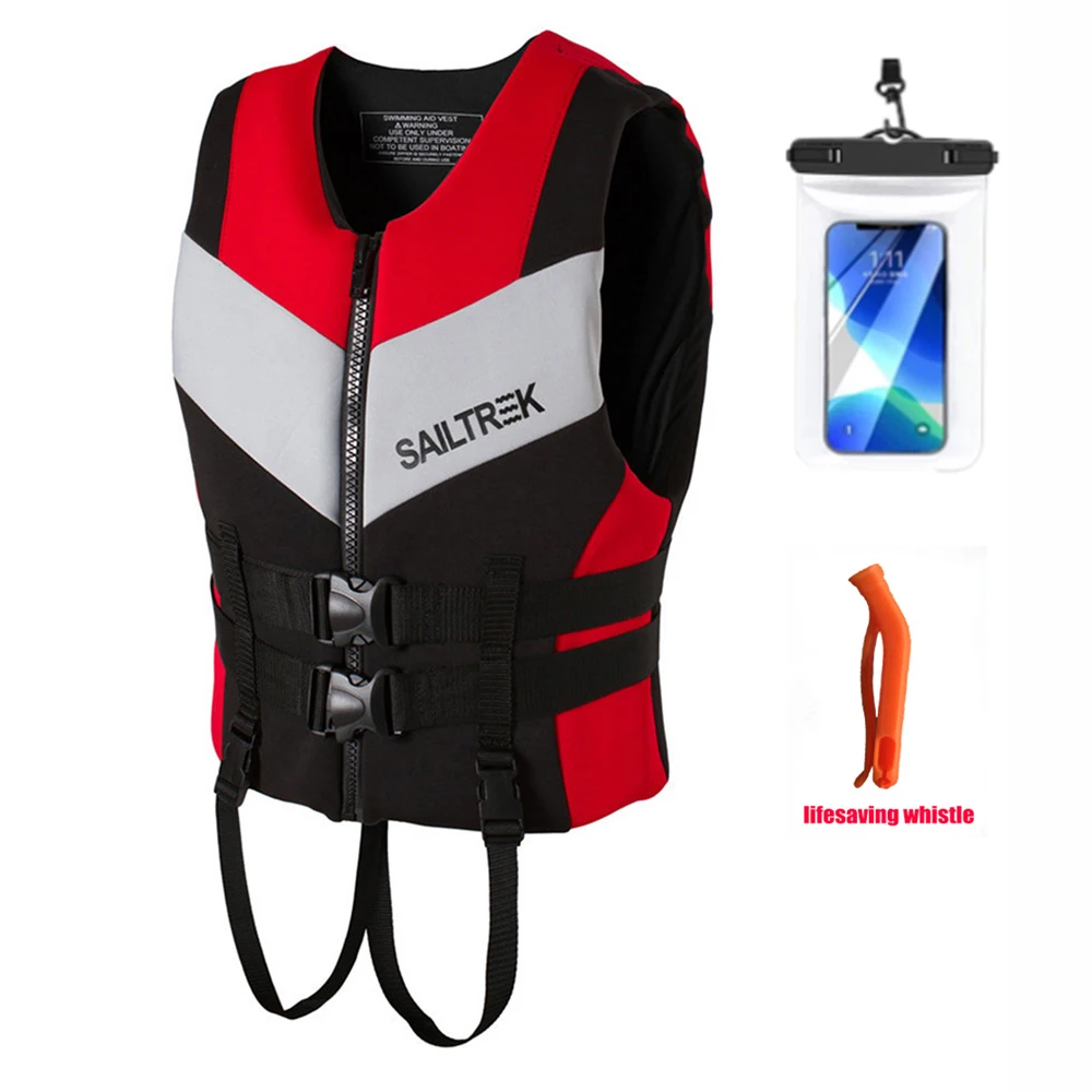 

New Fishing Lifejacket Vest Adult Outdoor Swimming Surfing Buoyancy Vest Kayak Water Sports Swimming Neoprene Lifejacket 2023