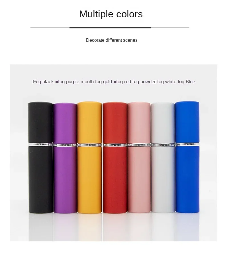 5ML Aluminum Perfume Bottle Refillable Travel Perfume Atomizer Mini Glass Spray Bottle spray bottle perfume bottle perfume atomizer mini perfume bottle perfume refill bottle