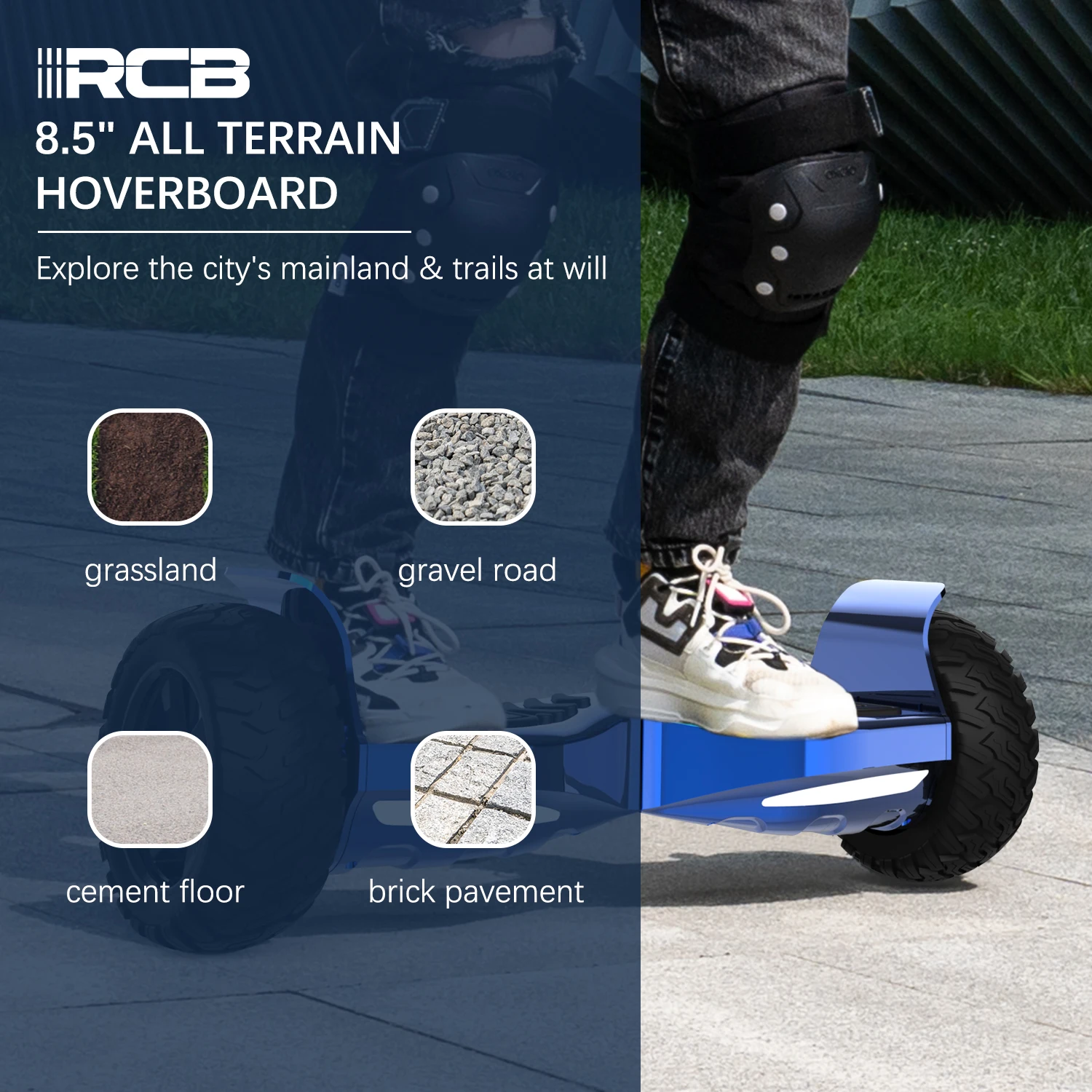 RCB Hoverboard all terrain hoverboards, APP control