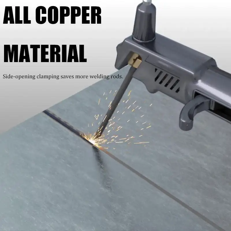 Electrode holder with chipping hammer professional tool welding rod cable holder