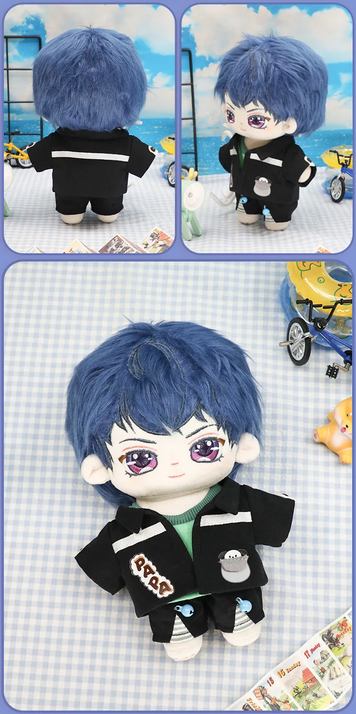 For 20cm Doll Clothes 25 Style Outfit Set Stuffed Dolls Doll Accessories Cool Stuff Changing Dressing Game Fans Gift Toys