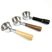 Coffee Accessories 51mm Tri-Spout Alloy Modification Powder Bowl Replacement Bottomless Handle for DeLonghi Machine 1