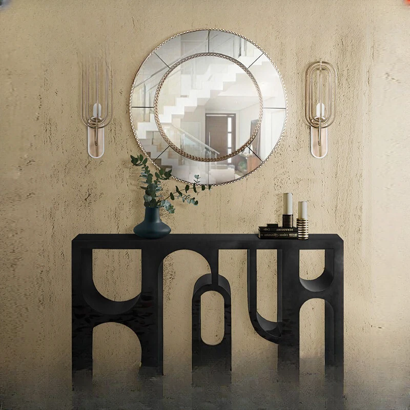 

Italian style porch table, creative porch table, end view table, corridor decoration cabinet, simple modern wall corridor table