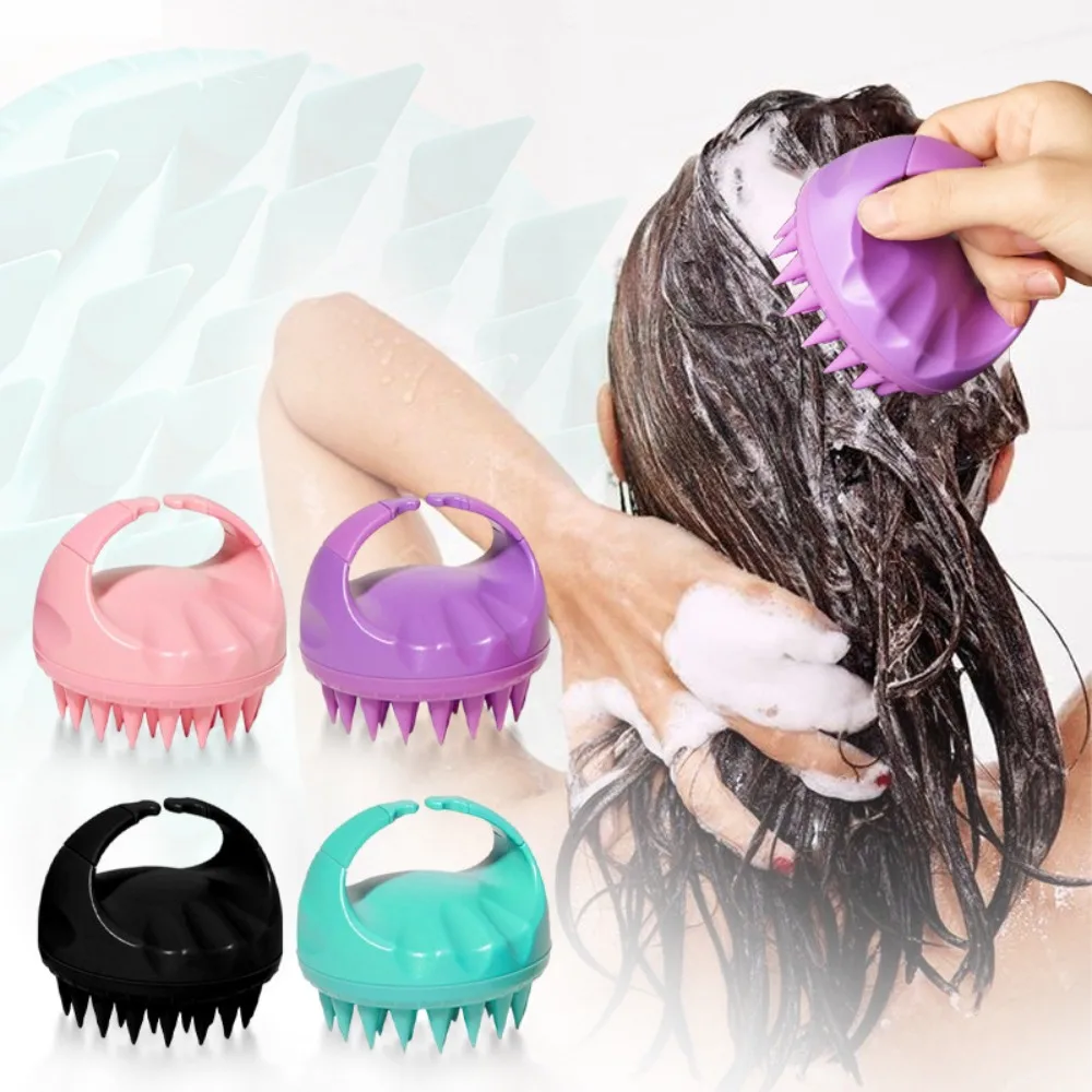 

Silicone Scalp Massager Hair Washing Massage Brush Portable Brush Comb for Bath Home