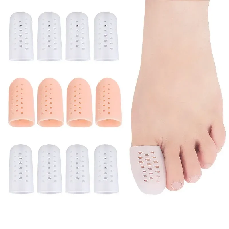 

1Pair Silicone Corrector Gel Protector Little Toe Tube Corns Blisters Pinkie Bunion Finger Protection Sleeve Foot Care Tool