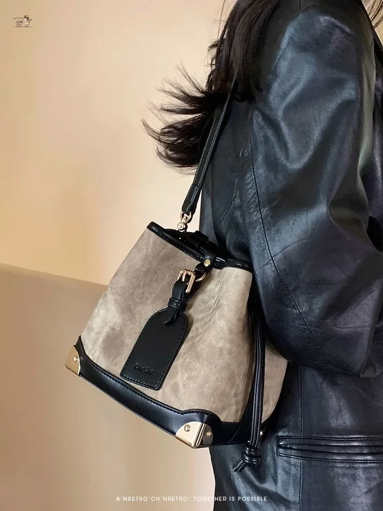 

Женская сумка-ведро, роскошная дизайнерская модная квадратная универсальная сумка через плечо большого качества, оптовая продажа