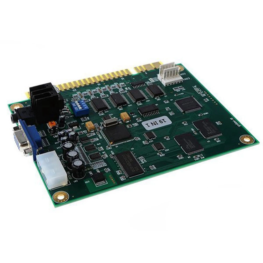 A86P-19 인 1 멀티케이드 PCB 보드 아케이드 클래식 게임 보드 VGA 출력 아케이드 게임 보드 수평형 내구성 있는 자마 아케이드용
