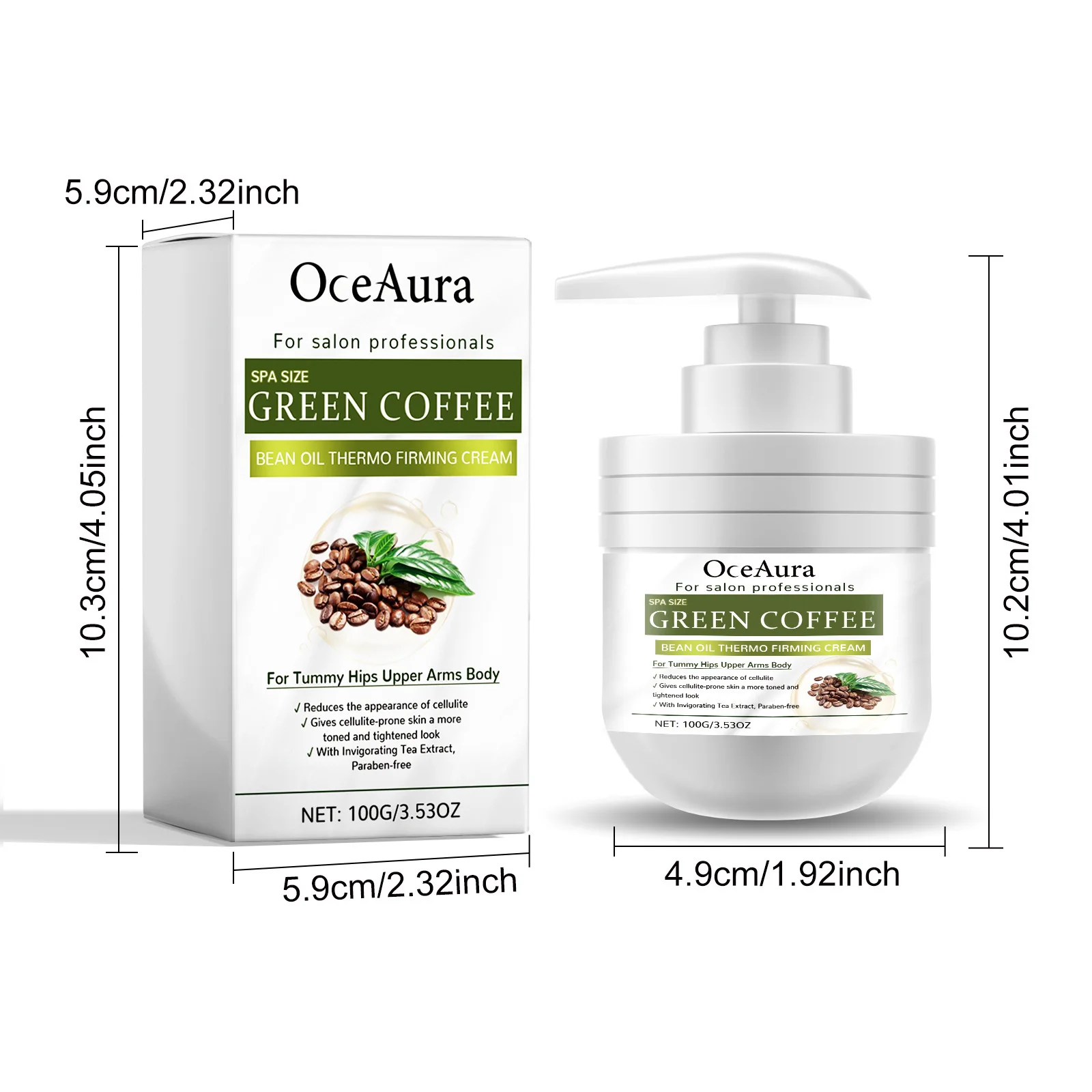Oceaura Body Firming Cream Deep Moisturize Increase Brightening Improve Lifting Sculpting Breast Bleaching Dark Skin Care Lotion 6