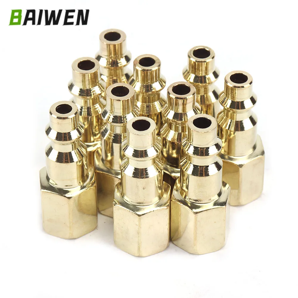 1-4-NPT-Air-Line-Hose-Compressor-Connectors-Brass-Female-Quick-Release ...