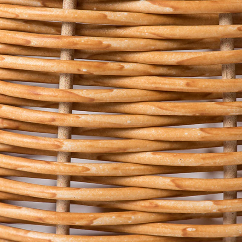 Handmade Woven Imitation Rattan Flower Vase