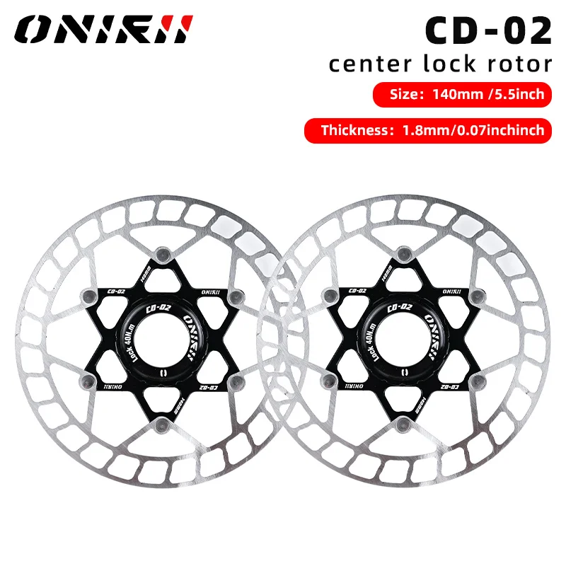 OniriiバイクRotor160mmローターディスクセンターロック6ボルト